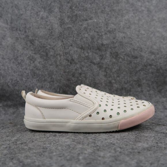 Old Navy Shoes Kids 11 Sneakers Slip On Casual Toddler Perforated Flats Girls - Picture 1 of 12